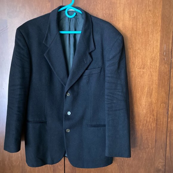 Zanetti Cashmere and Wool Blazer Men's size US 40 S 50 S Italian - Picture 10 of 10